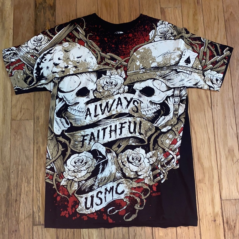 7.62 Design Always Faithful USMC T-Shirt